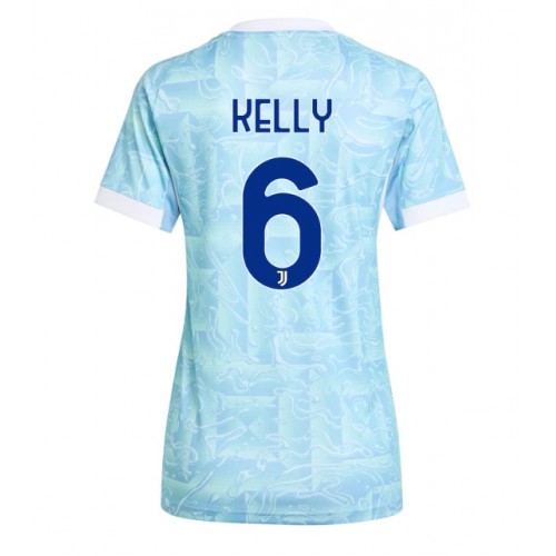 Juventus Lloyd Kelly #6 Udebanetrøje Dame 2025-26 Kort ærmer Juventus Lloyd Kelly #6 Udebanetrøje Dame 2025-26 Kort ærmer